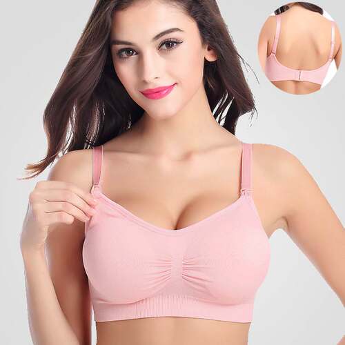 Women Nursing Maternity Bra Push Up Breastfeeding Bralette