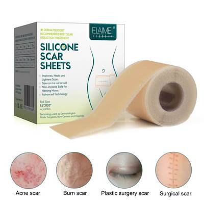 Silicone Scar Sheets Patch Painless Scar Repair Tape Roll