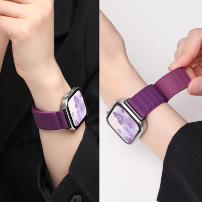 适用华为fit3/4pro硅胶磁吸表带