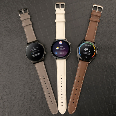 适用于小米watchs4真皮手表表带