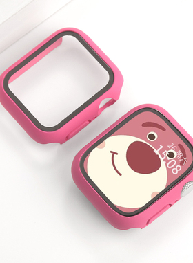 适用苹果手表iWatch8秒变ultra壳膜一体S8s7/6/5/4/3高级改装保护套applewatchse表带保护壳膜一体运动watchs