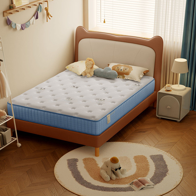 顾家家居黄麻儿童床垫母婴A类垫子青少年儿童独立筒弹簧床垫M5001