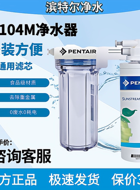美国滨特尔 EF-104M家用除铅直饮净水器 厨房自来水净水机过滤器