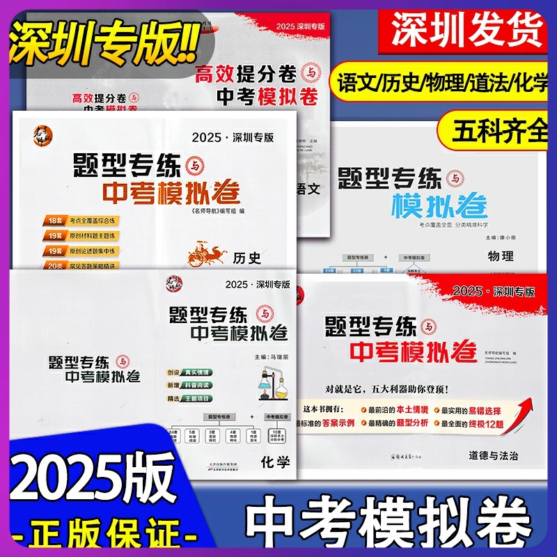 2025深圳名师导航题型专练模拟卷