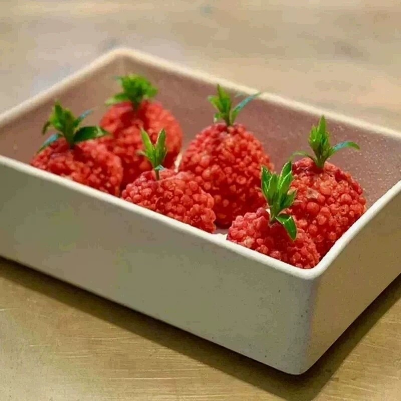 3包30粒励志虾球 脆花粒红尘妃子笑荔枝虾球成品油炸丸子网红