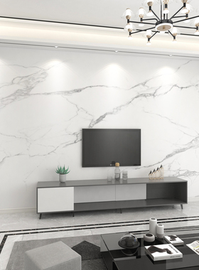 壁布定制3d仿大理石轻奢电视背景墙壁纸客厅装饰墙纸影视墙布壁画