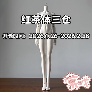 【棠戏BJD预定】素体【强盛人形】三仓 红茶体 4分 纤细男体 包邮
