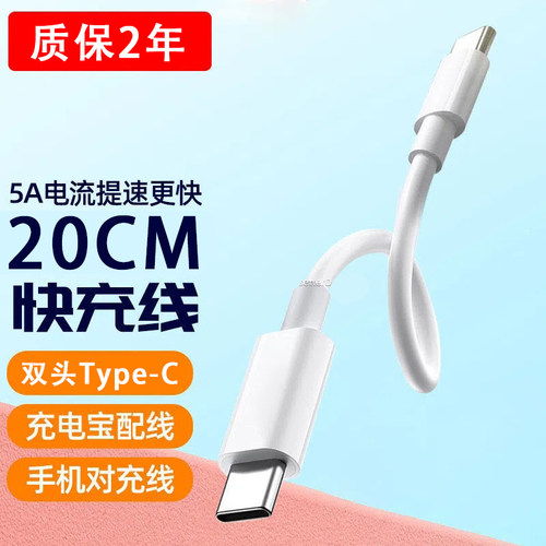 艾胜者双头type-c数据线PD快充
