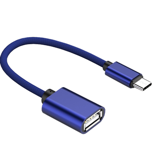 艾胜者 OTG转接线安卓typec转USB适用OPPO华为荣耀小米vivo红米手机下载连接u盘mp3鼠标键盘读卡器传输转换器