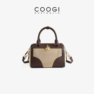 COOGI波士顿女包2026新款轻奢高级感通勤女士手提包单肩斜挎包女