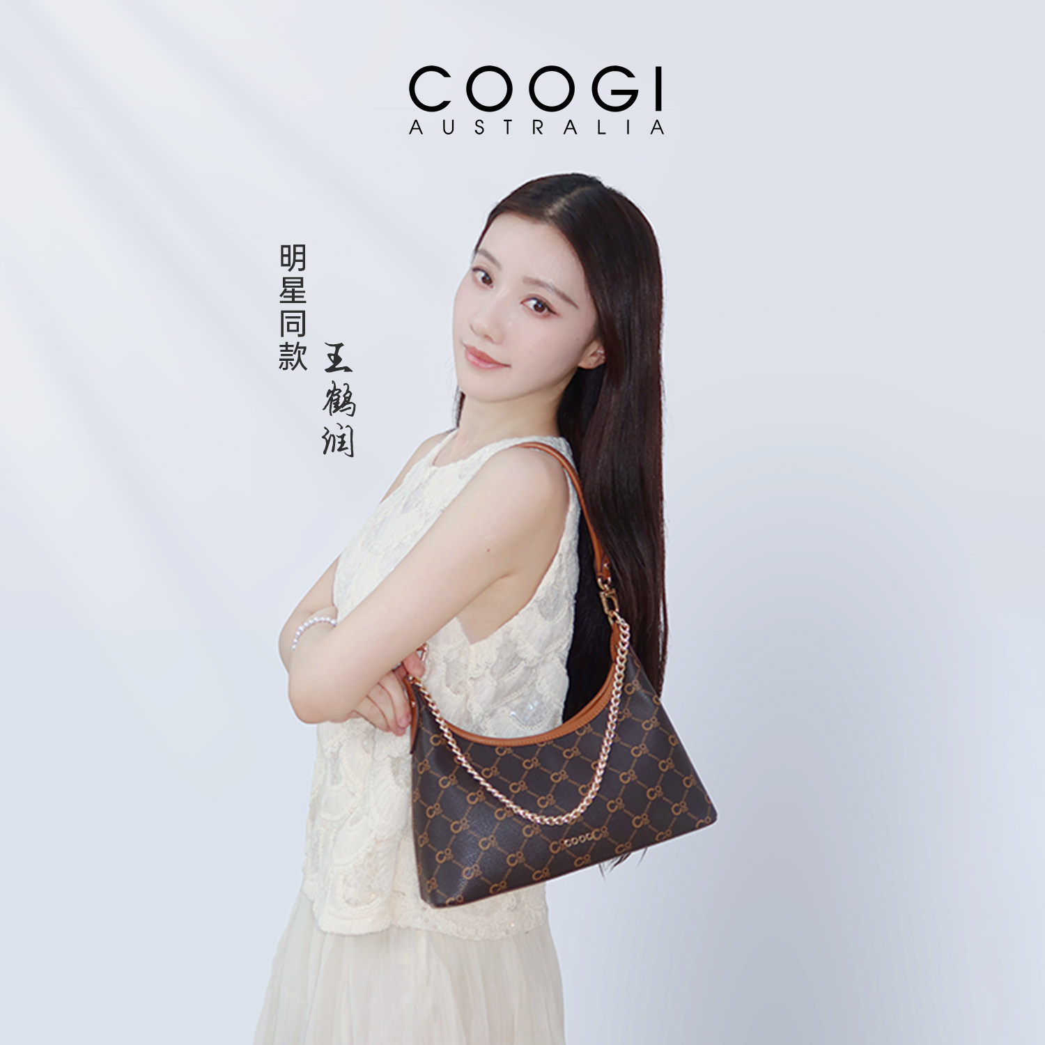 COOGI时尚hobo包单肩腋下包图片