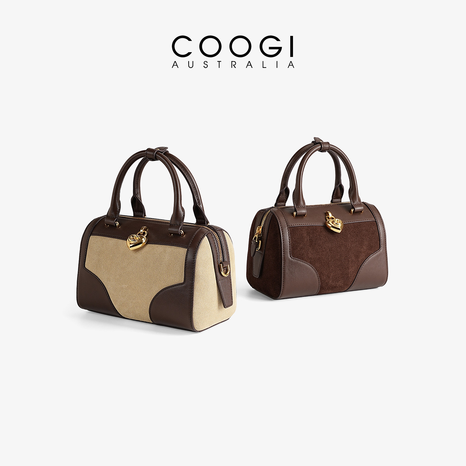 COOGI波士顿女包2026新款轻奢高级感通勤女士手提包单肩斜挎包女