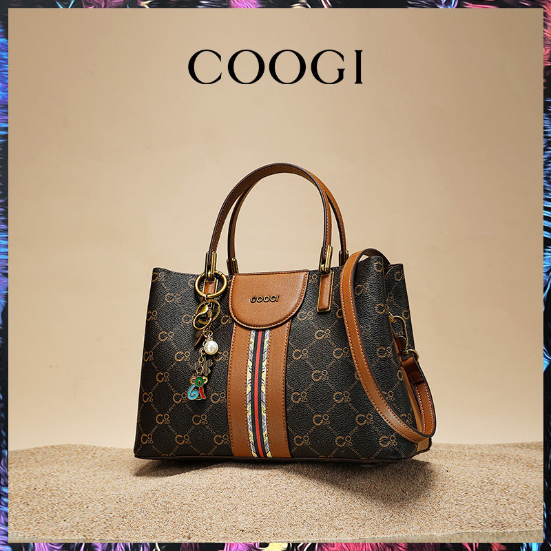 COOGI包包女士新款托特包大容量上班通勤手提包轻奢高级感斜挎包