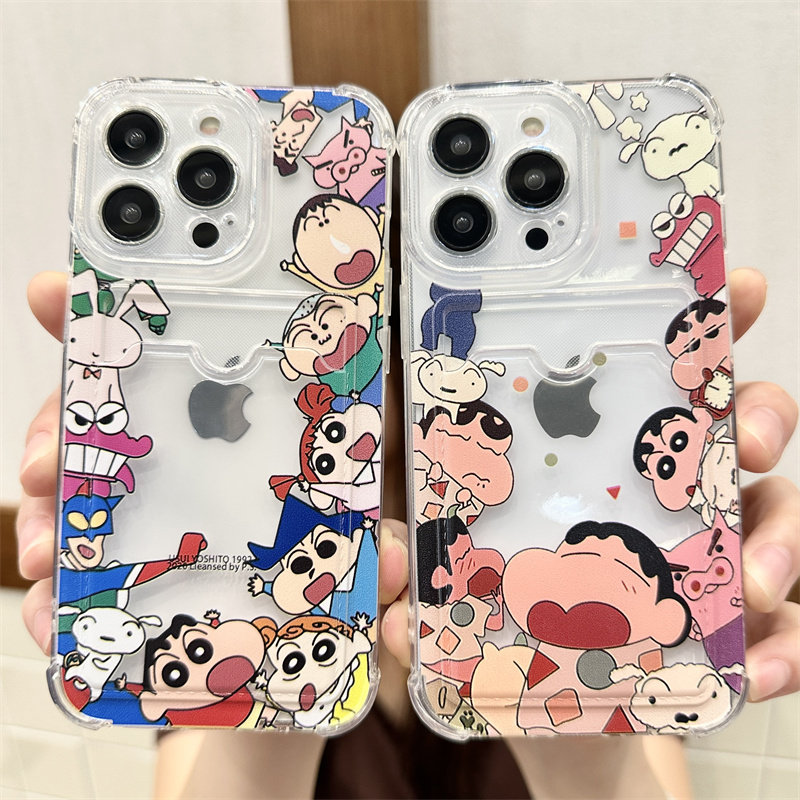 可放照片适用苹果15手机壳16蜡笔小新iPhone17promax可爱13新款12趣味7卡通11硅胶x小众xr情侣xsmax高级8plus