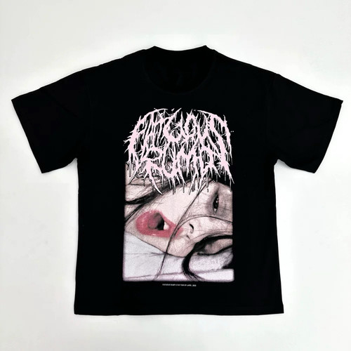 KKDeath Wish Playboi Carti标语美潮印花短袖T恤FatuourPump纯棉