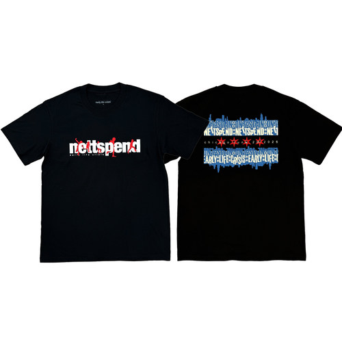 NETTSPEND 2025 EARLY LIFE CRISIS MERCH 巡演限定短袖T恤