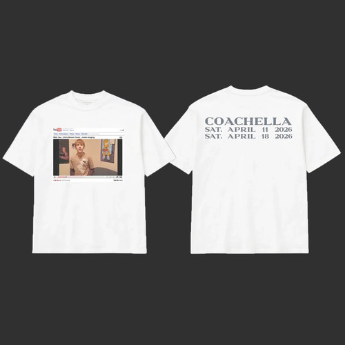 Justin Bieber Coachella 2026音乐节科切拉比伯会场限定短袖T恤
