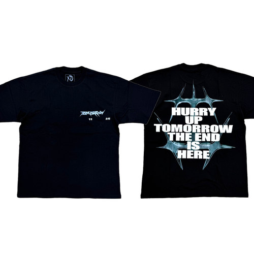 KK11 Hurry up Tomorrow pop up限定短袖T恤xo The weeknd