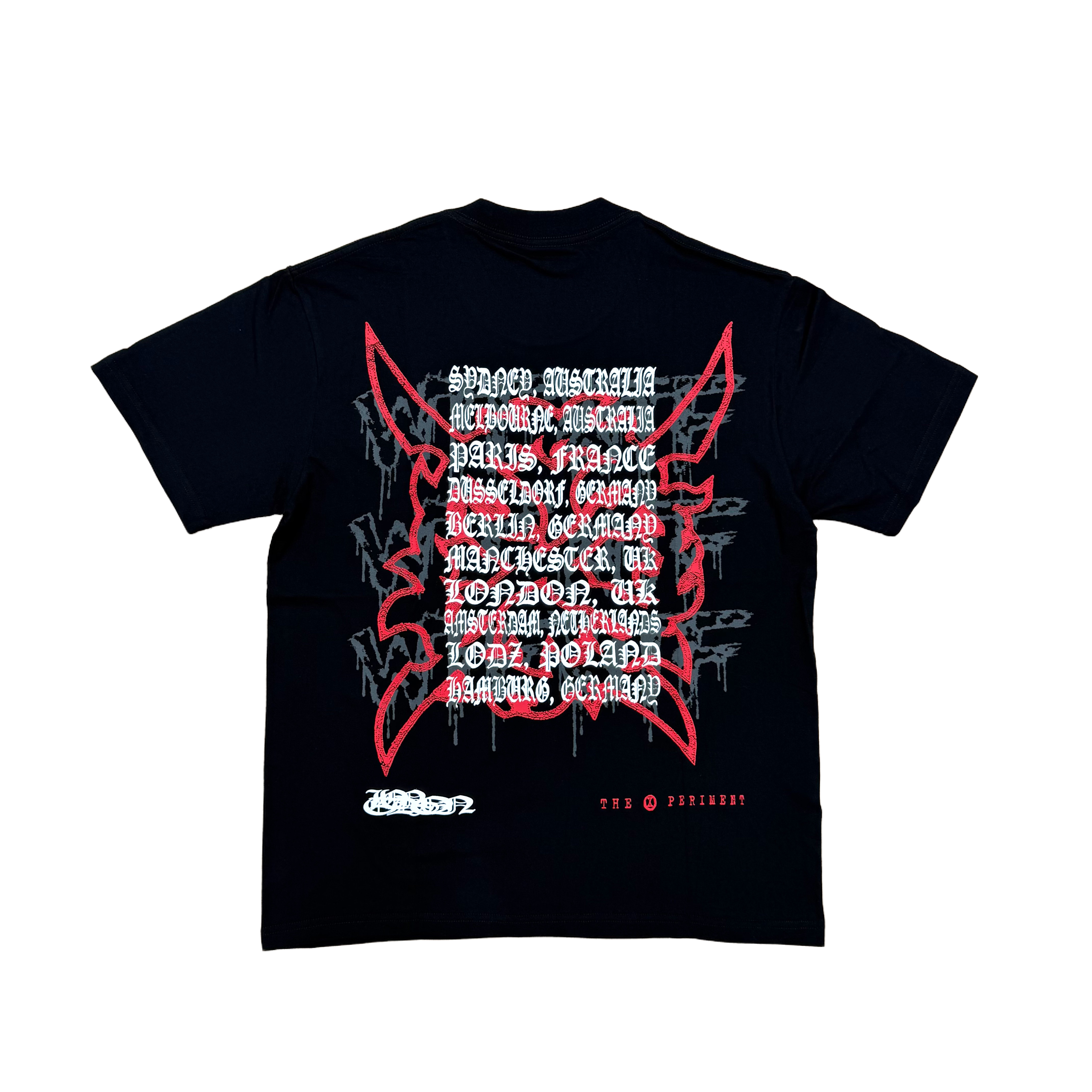 thumbnail for Kk11 Ken Carson  Tour Merch T-Shirt Venue Limited Edition Printed Short-Sleeve T-Shirt