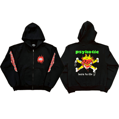 Osamason Pyskotic tour zip up hoodie会场限定连帽拉链外套帽衫