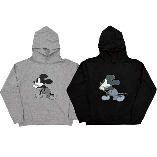 Number (N)ine Mickey Hoodie 复古米奇连帽卫衣套头帽衫