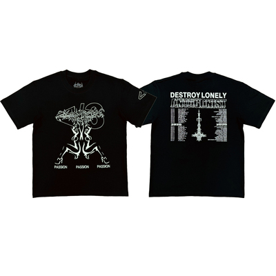Destroy Lonely Antagonist Tour Shirt Passion巡演限定短袖T恤