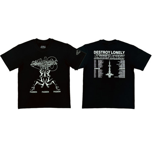 Destroy Lonely Antagonist Tour Shirt Passion巡演限定短袖T恤