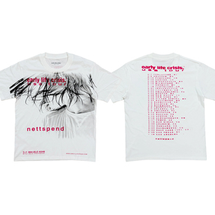 Nettspend USA Tour Merch Tee会场限定专辑印花短袖T恤