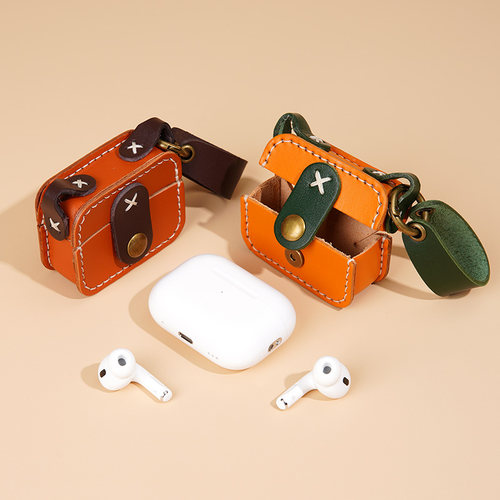 苹果airpodspro2牛皮手感细腻