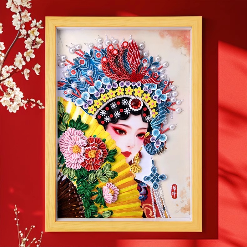 赛卓高端手作衍纸画艺术装饰品