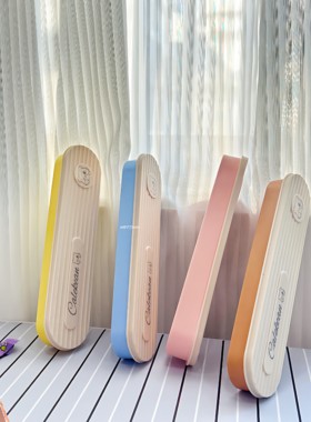 新款多巴胺餐具盒上班族学生便携餐具盒日用勺叉收纳盒多色系盒子