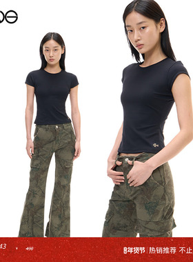 【ENG】2000 ARCHIVES CONTOUR 短袖T恤上衣女装 淡人穿搭