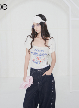 【明星同款】Effet de Soleil 两件式印花吊带上衣女 univu5女团