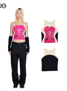 【ENG】Forbidden Kn0wledge for Envision 印花背心女 新品25秋