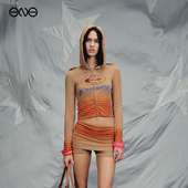 26春 Department渐变条纹拉链短外套连帽女新品 ENG Anomalies