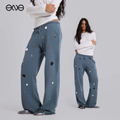 ENG 直筒长裤 JADED LONDON复古宽松阔腿休闲裤 卫裤 女新品 25冬