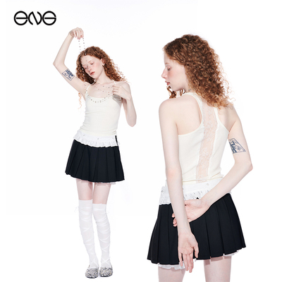 【热销推荐】Effet de Soleil蕾丝吊带背心女装外穿内搭修身上衣