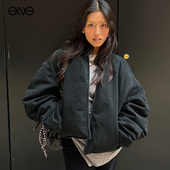 蔡徐坤明星同款 ENG exclusive GREG ROSS帆布羽绒夹克外套