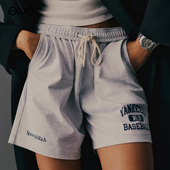 ENG 子新品 Sporty Rich 裤 女士休闲百搭简约运动短裤 25秋