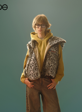 【ENG】Anomalies Department 仿豹纹刺绣马甲上衣男女新品25冬