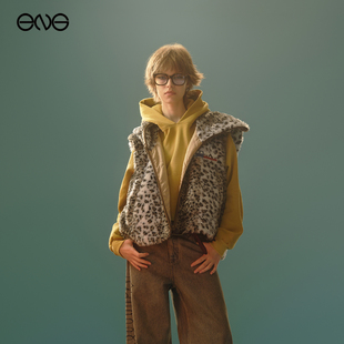 【ENG】Anomalies Department 仿豹纹刺绣马甲上衣男女新品25冬