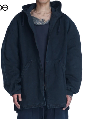 【ENG exclusive】GREG ROSS 帆布连帽大衣