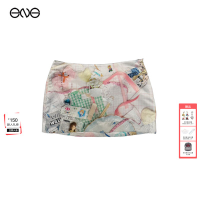 【ENG】Ashley Williams印花迷你超短裙女装新品26夏