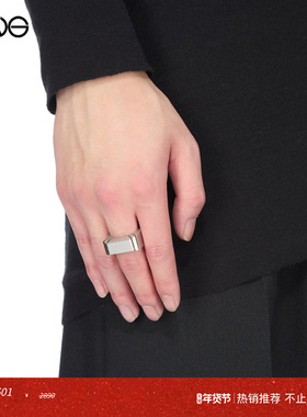 【ENG】Rick Owens CUT BEVELED戒指男女同款 新品25秋