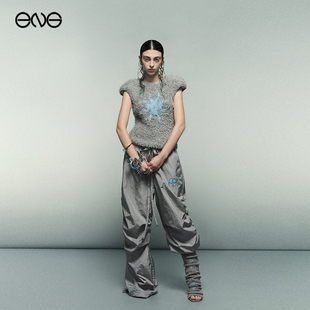 【ENG】Anomalies department 系带抽绳休闲裤工装长裤男女同款