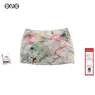 【ENG】Ashley Williams印花迷你超短裙女装新品26夏