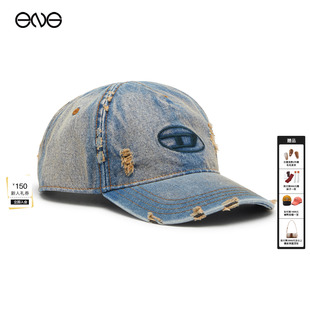 ENG D做旧牛仔色棒球帽新品 DIESE OVAL 26春 L男女同款
