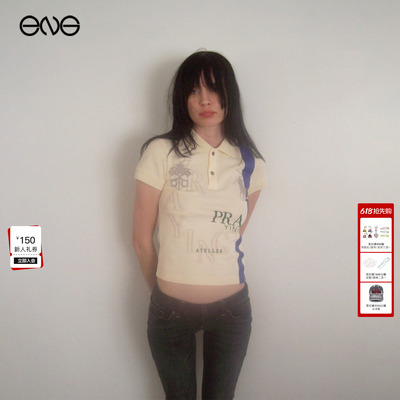 【ENG】Praying翻领短袖T恤POLO衫上衣女新品26春