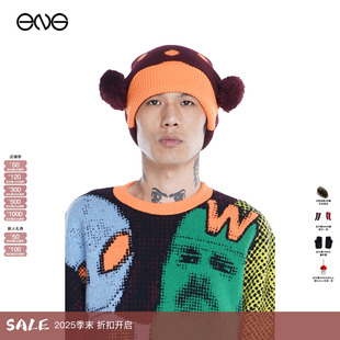 Van Walter Beirendonck 保暖针织冷帽男女同款 25冬 新品 ENG