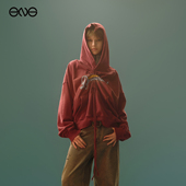 复古抽绳连帽卫衣男女新品 25秋 Department 美式 ENG Anomalies